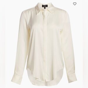 SUNAYA HP Ivory silk stretch size small